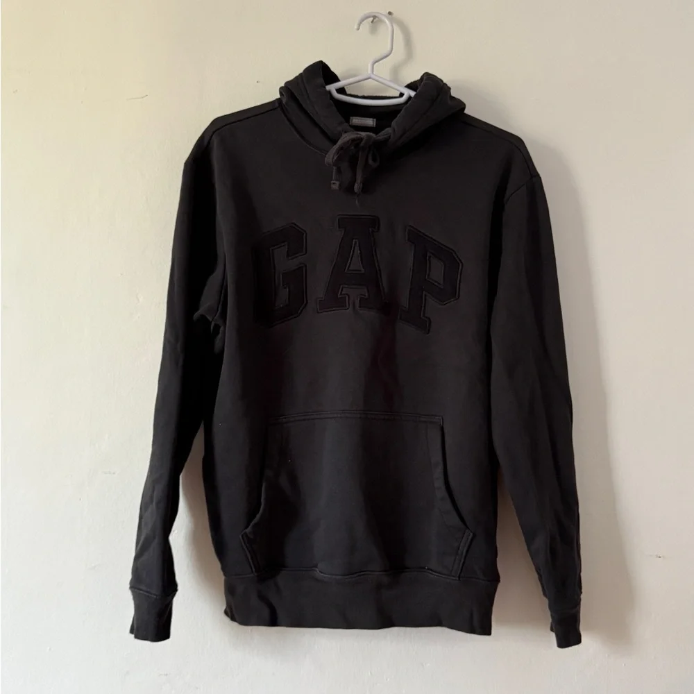 GAP Hoodie Charcoal/Black Pullover Kids size Large.